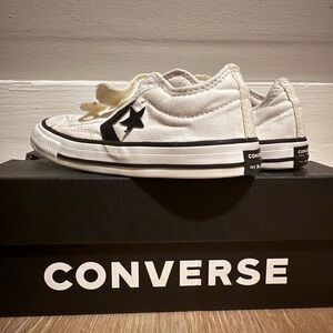 Converse White Canvas Sneakers
